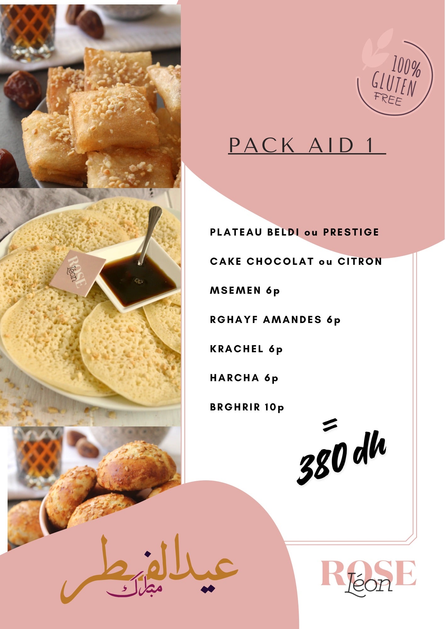 Pack Aïd 1 – Rose Léon - Sans Gluten